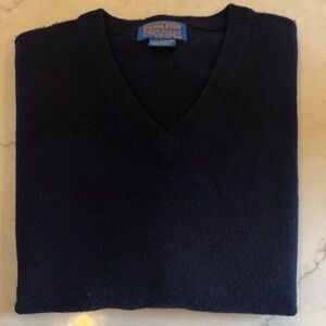 Pendleton Men's Navy Cashmere Sweater